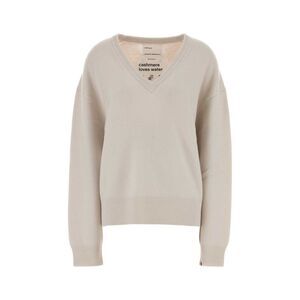 Extreme Cashmere Women Sand Stretch Cashmere Blend Jack Sweater